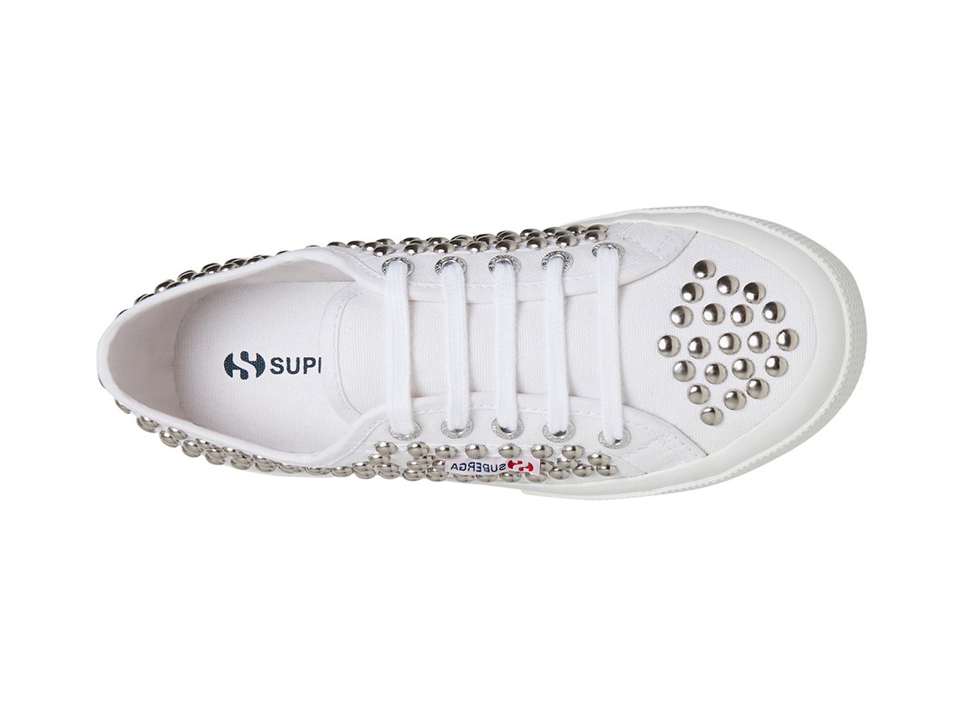 Superga Sneakers Womens - 2750 Cotstuds1w - White - IWYKD1679